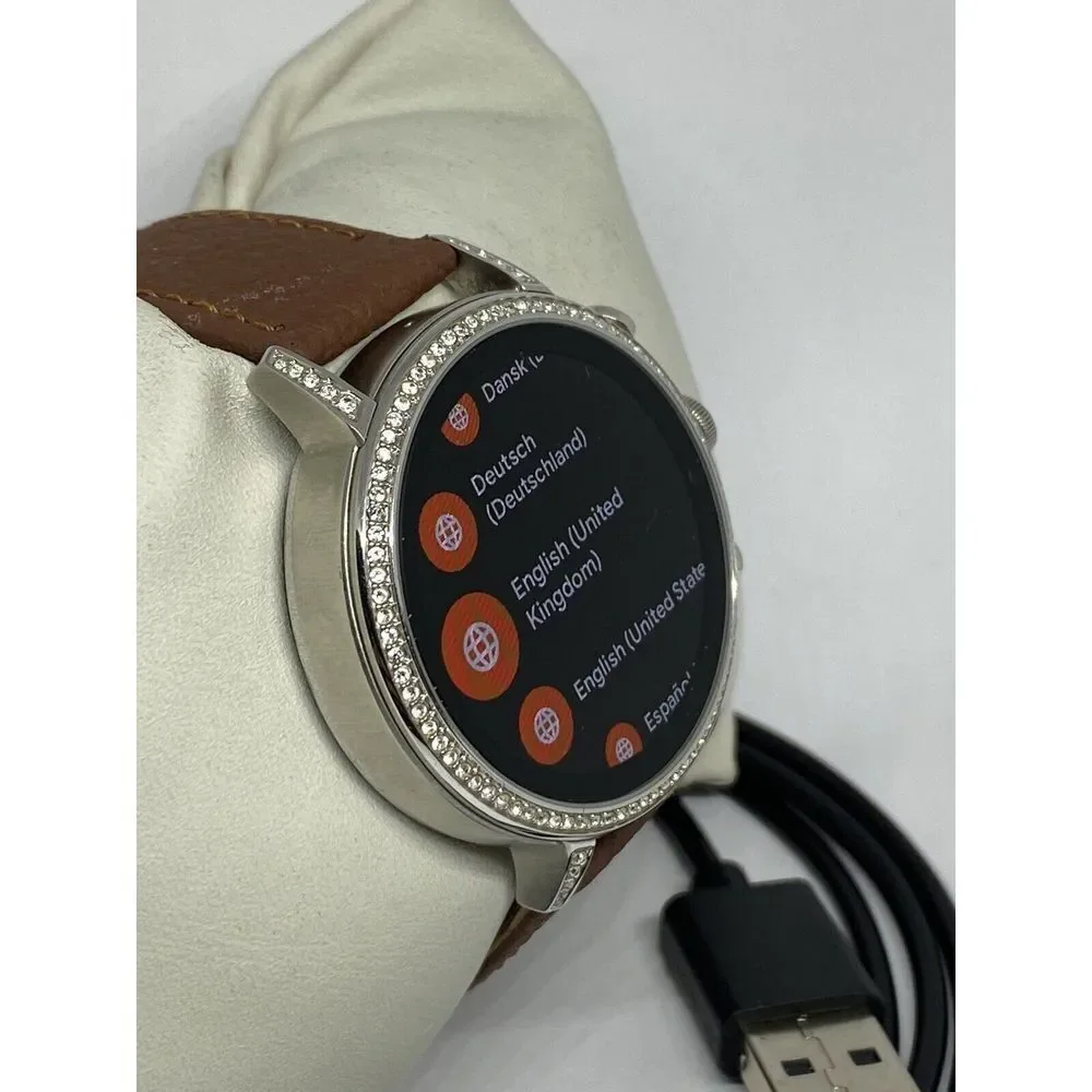 Fossil Gen 4 Authentic Digital Dial Smart Watch Custom Band FTW6013 DC428